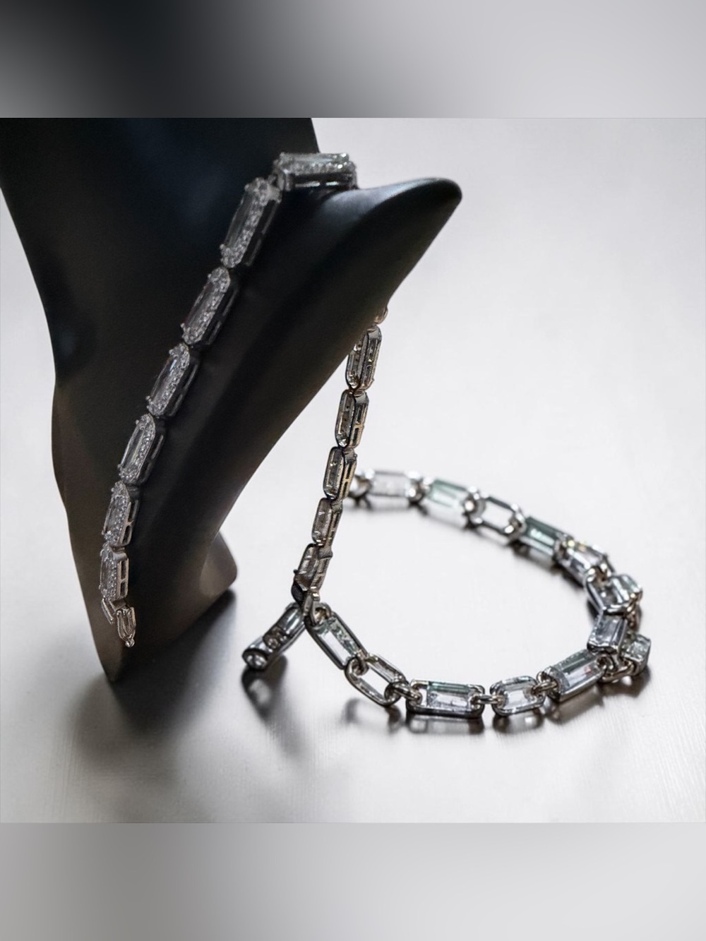 Sterling Silver Cubic Zirconia 7” Tennis Bracelet.